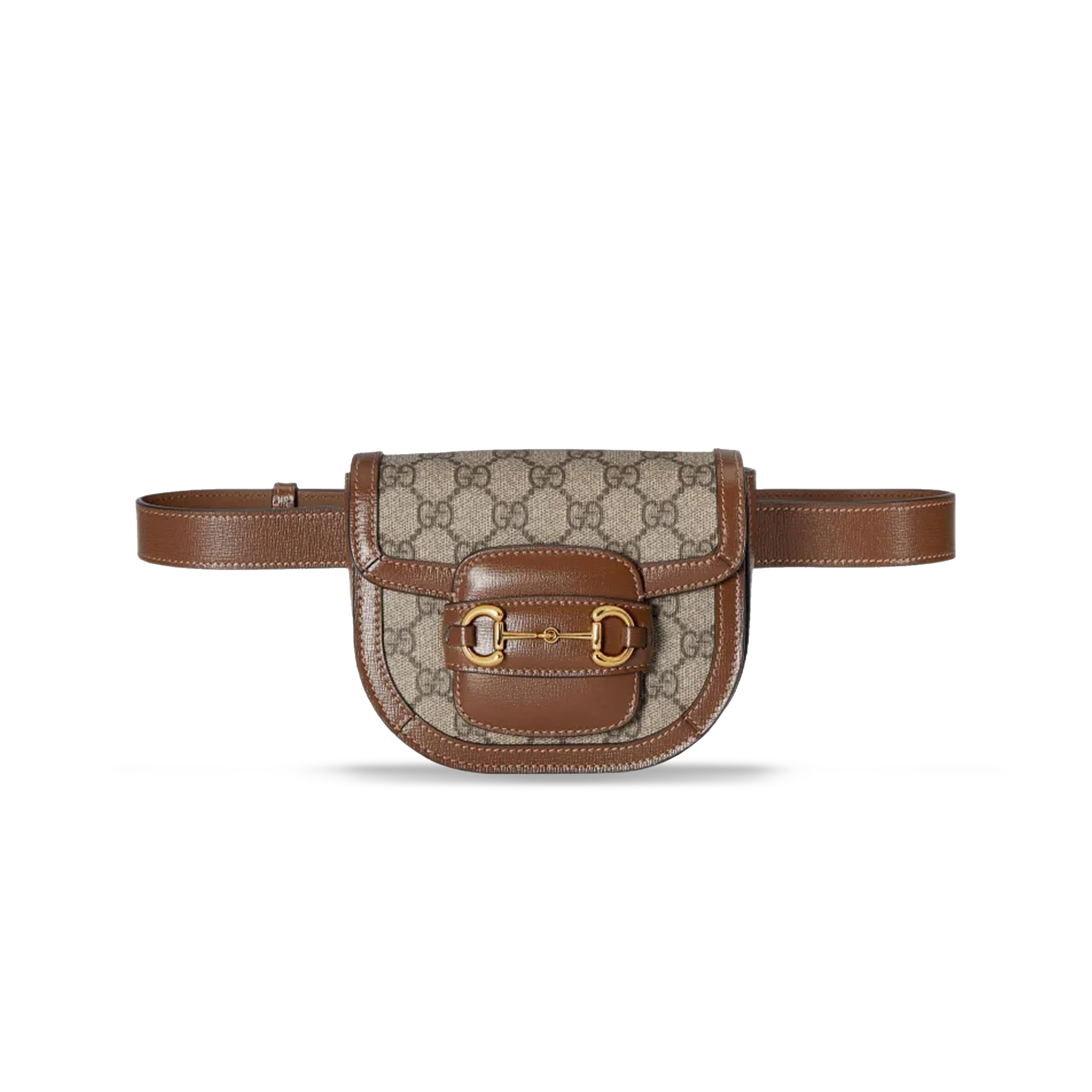 G*u*i horsebit 1955 half circle waist bag 760198 (16*13*6.5cm)